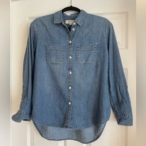 Perfect condition! Madewell Denim Button-Up Shirt, Size XS